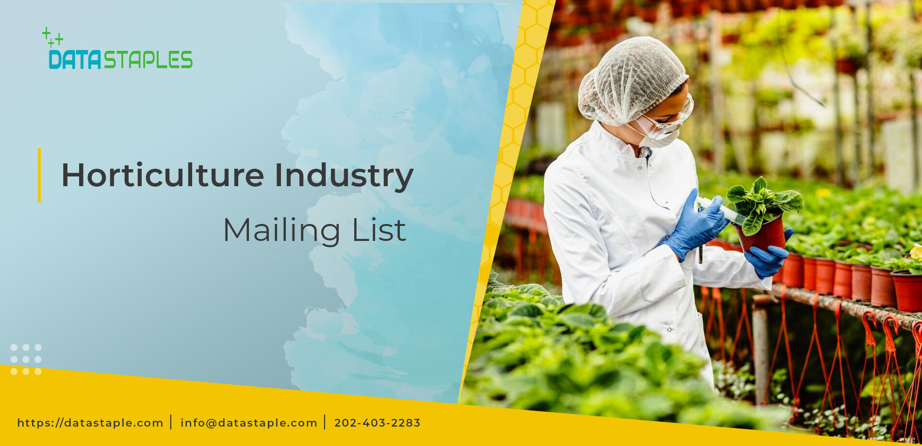Horticulture Industry Email List | DataStaples