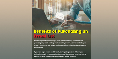 Benefits Of Purchasing Email List | DataStaples