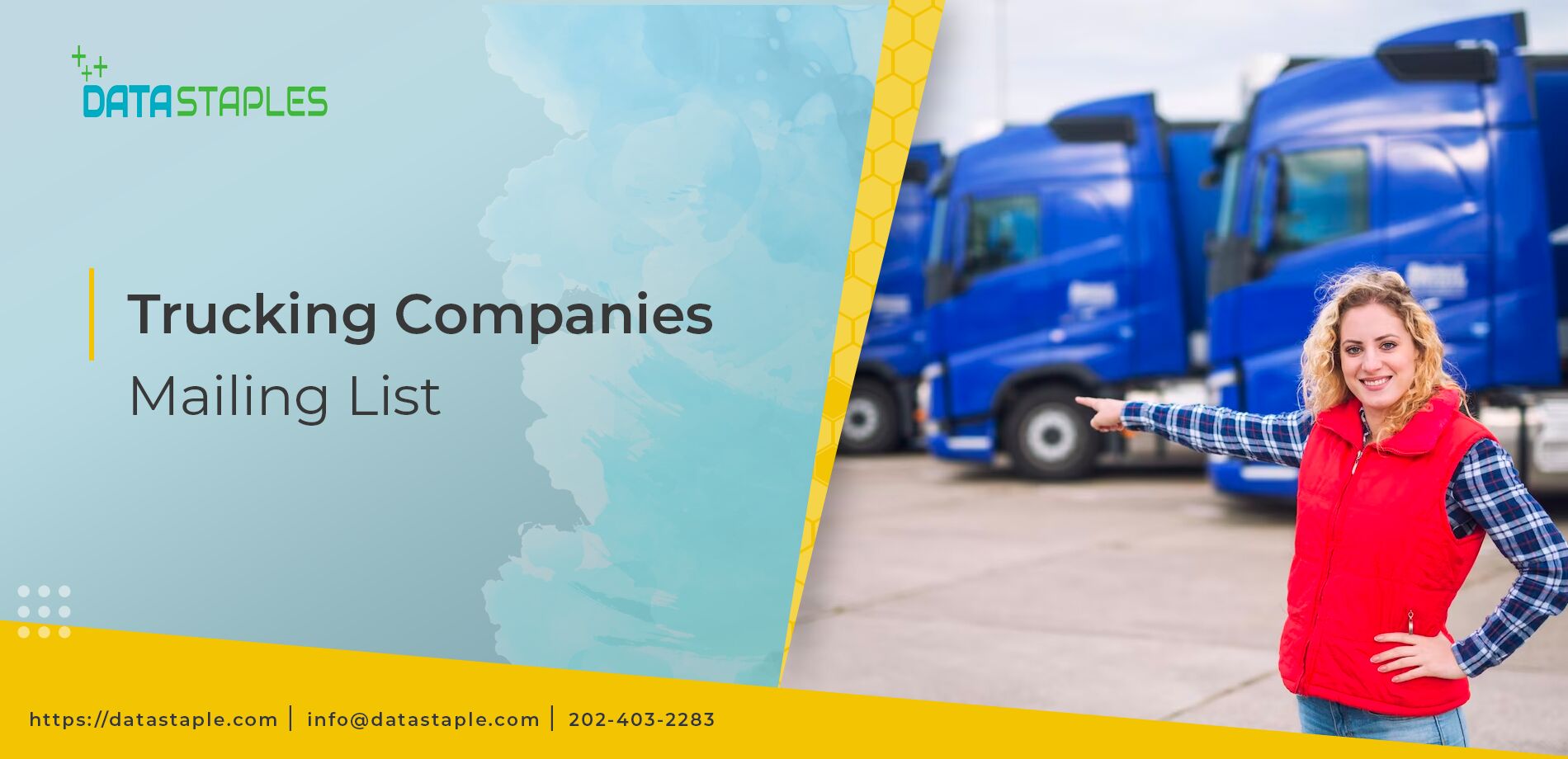 Trucking Companies Email List | DataStaples
