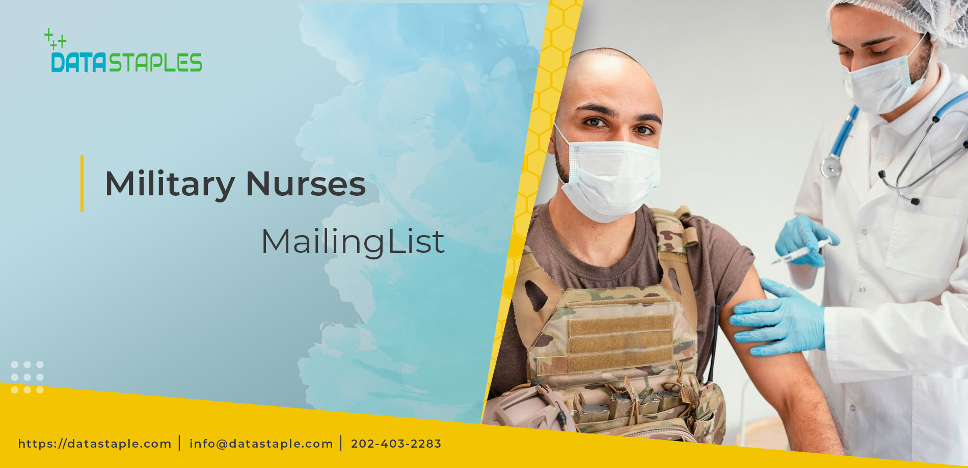 Military Nurses Mailing List | DataStaples